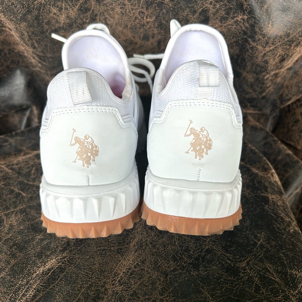 U.S. Polo Assn. White Sneakers women 8 - Picture 3 of 11